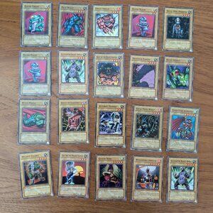 Vintage Yu-Gi-Oh! Card Lot (20 Cards) - Early Monster Sets - Rare Silver YuGiOh!
